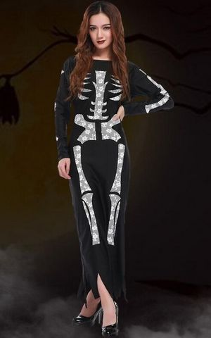 F1668 X-Ray скелет комбинезон костюм